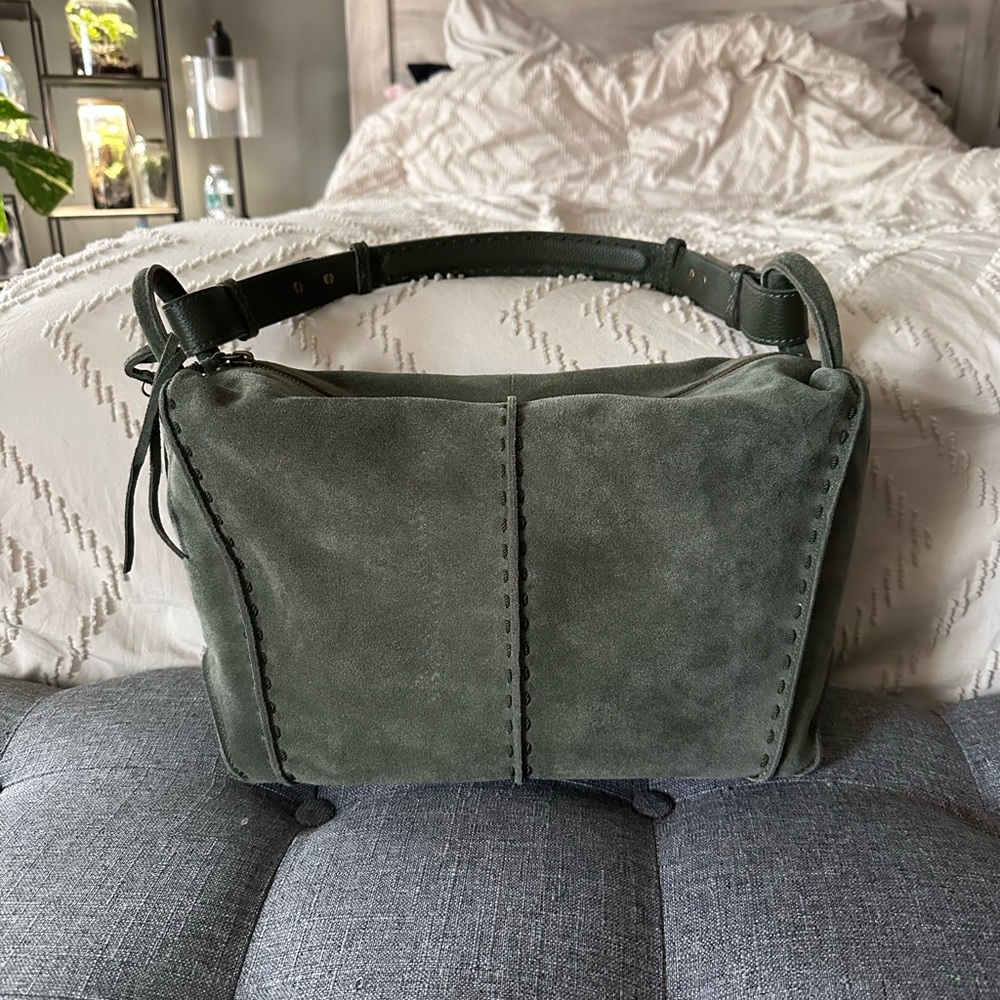 •NEVER USED• The Sak Los Feliz Moss Suede Hobo Bag - Picture 2 of 11